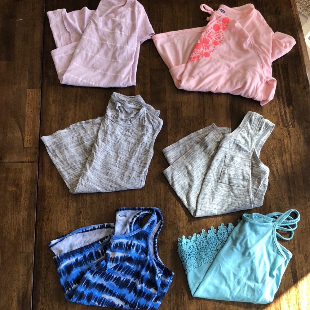 Girls 6/7 tank/shirt Old Navy lot